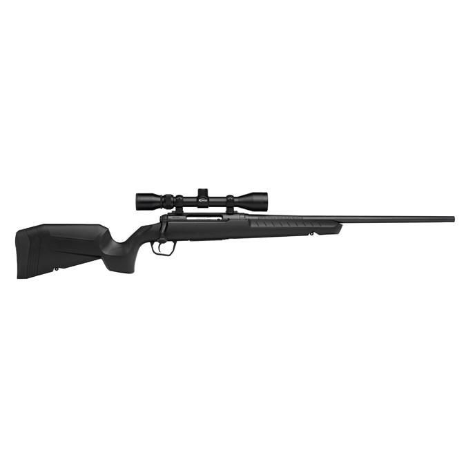 Savage Arms 32003 Axis XP Combo 243 Win 4+1 22" Matte Black Button Rifled Barrel, Matte Black Drilled & Tapped Carbon Steel Receiver, Fixed Sporter Black Synthetic Stock, Weaver 3-9x40mm, Right Hand