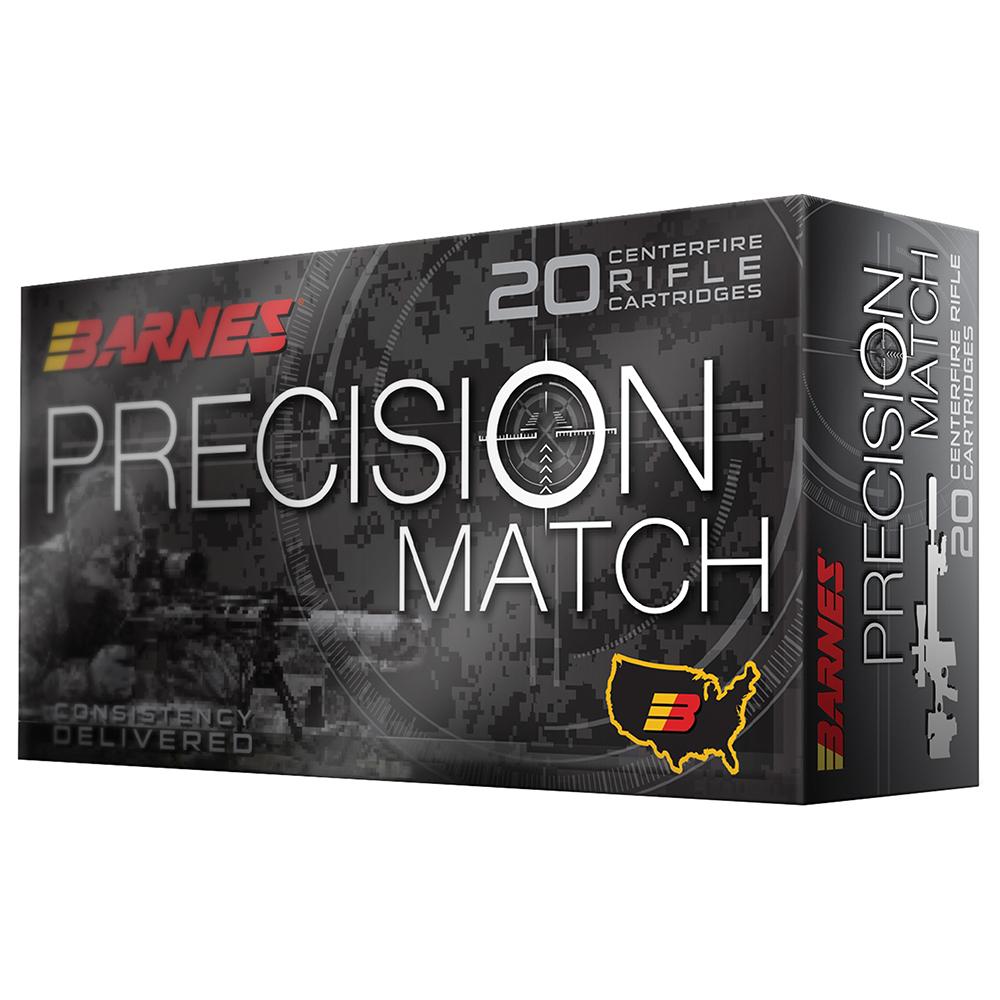 Barnes Precision Match Rifle Ammunition 5.56X45 NATO 69 gr OTM BT 20/ct