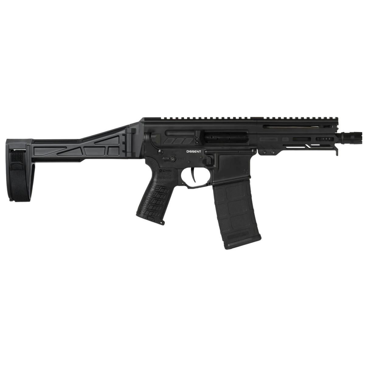 CMMG Dissent Mk4 Pistol .300 Blk 30rd(1) Magazine 6.5" Barrel Armor Black Braced