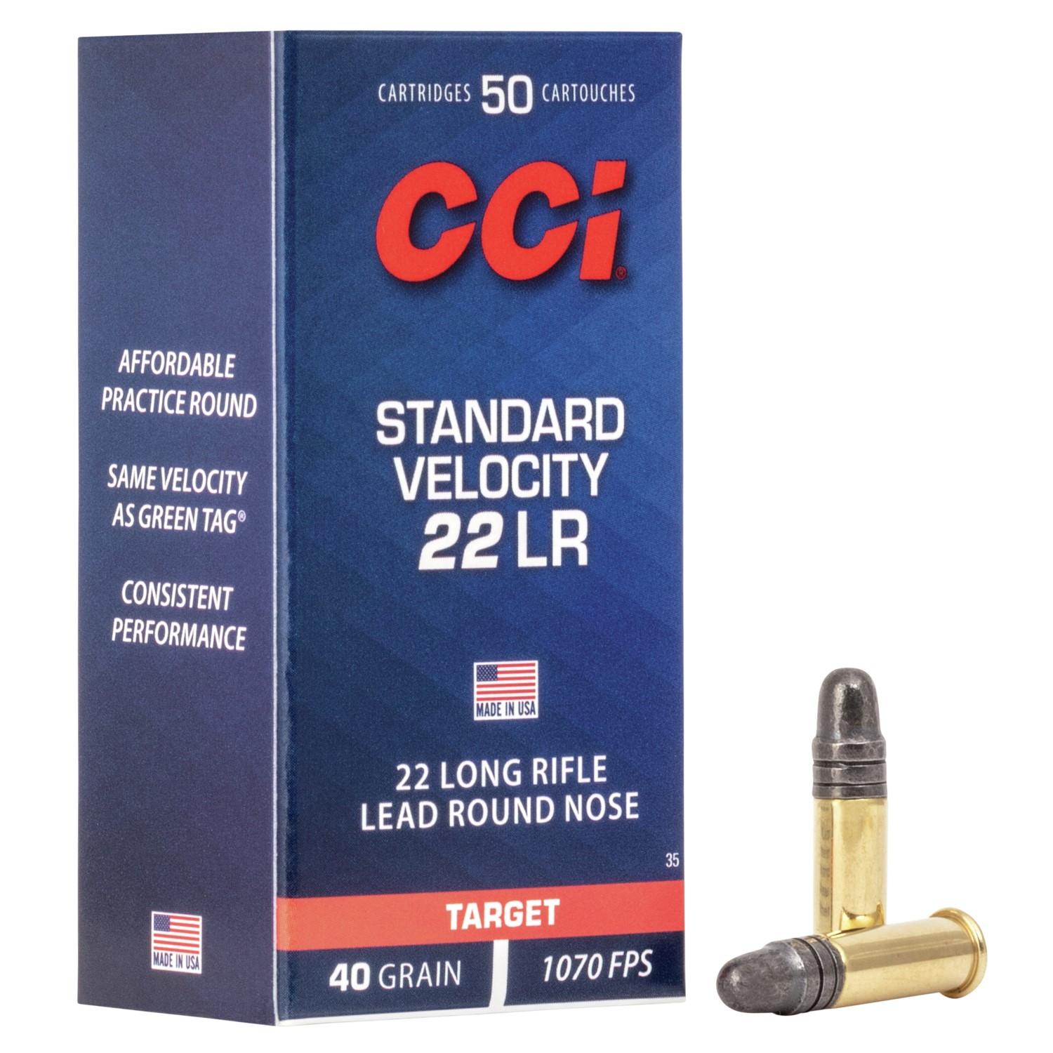 CCI Ammunition Standard Velocity 22 LR - Circle Square Firea view 2