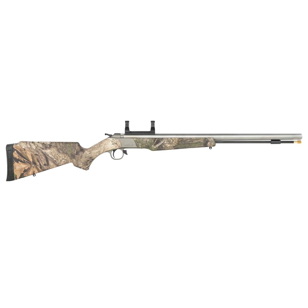 CVA Wolf Muzzleloader Rifle .50 Cal Single Shot 24" Barrel Stainless Steel Realtree APX
