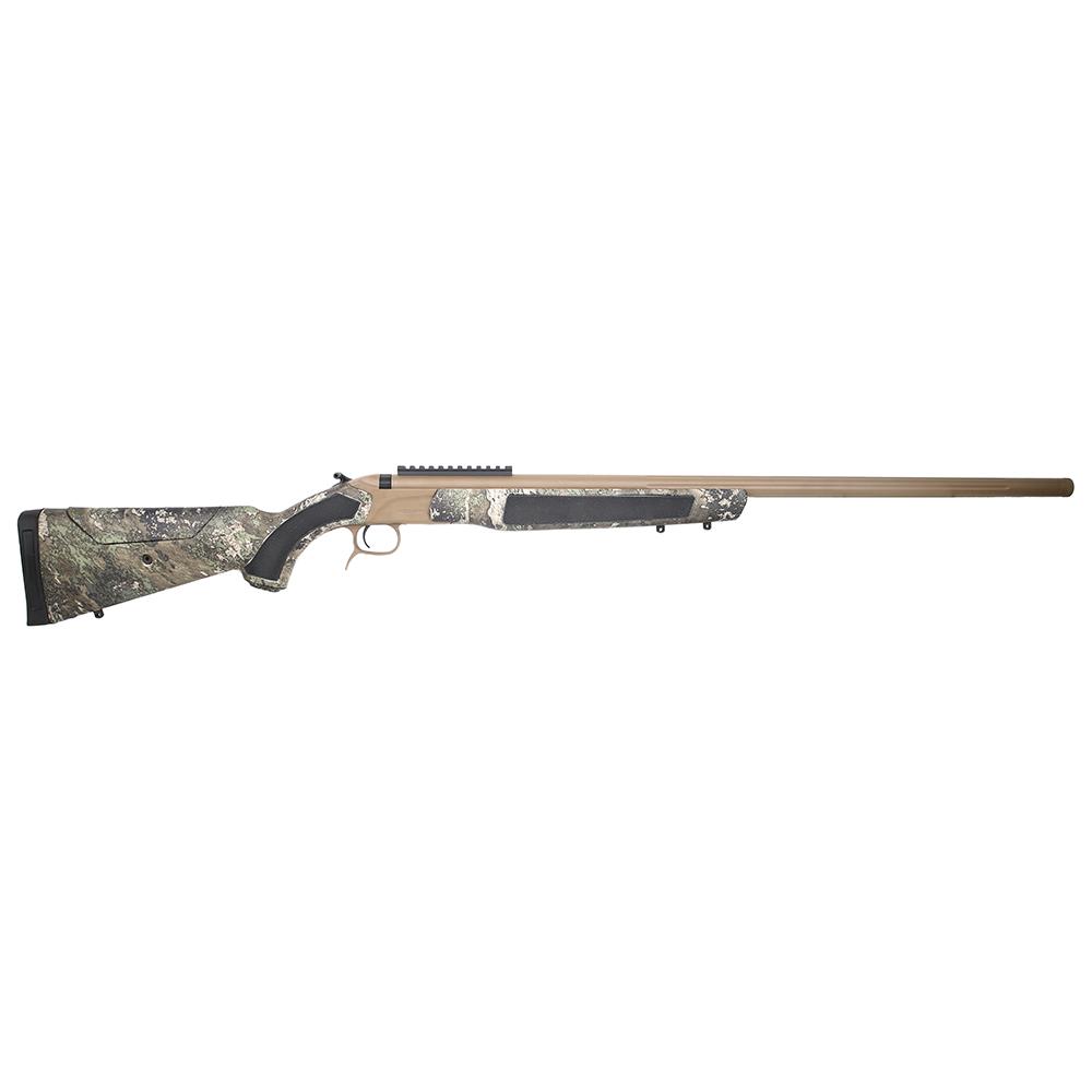 CVA Accura LR-X Muzzleloader Rifle .45 cal 30" 3/4x20 Threaded Barrel FDE Nitride TrueTimber Strata Pic Rail & VariFlame