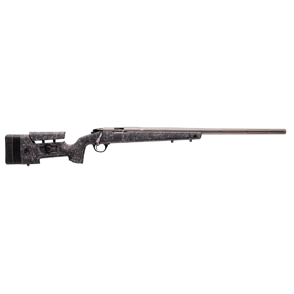CVA PR5020N Endura LRH 45 Cal 26" Tungsten Cerakote Fluted Threaded Barrel, Drilled & Tapped Stainless Steel Receiver, Fixed Black w/Tungsten Webbing Synthetic Stock