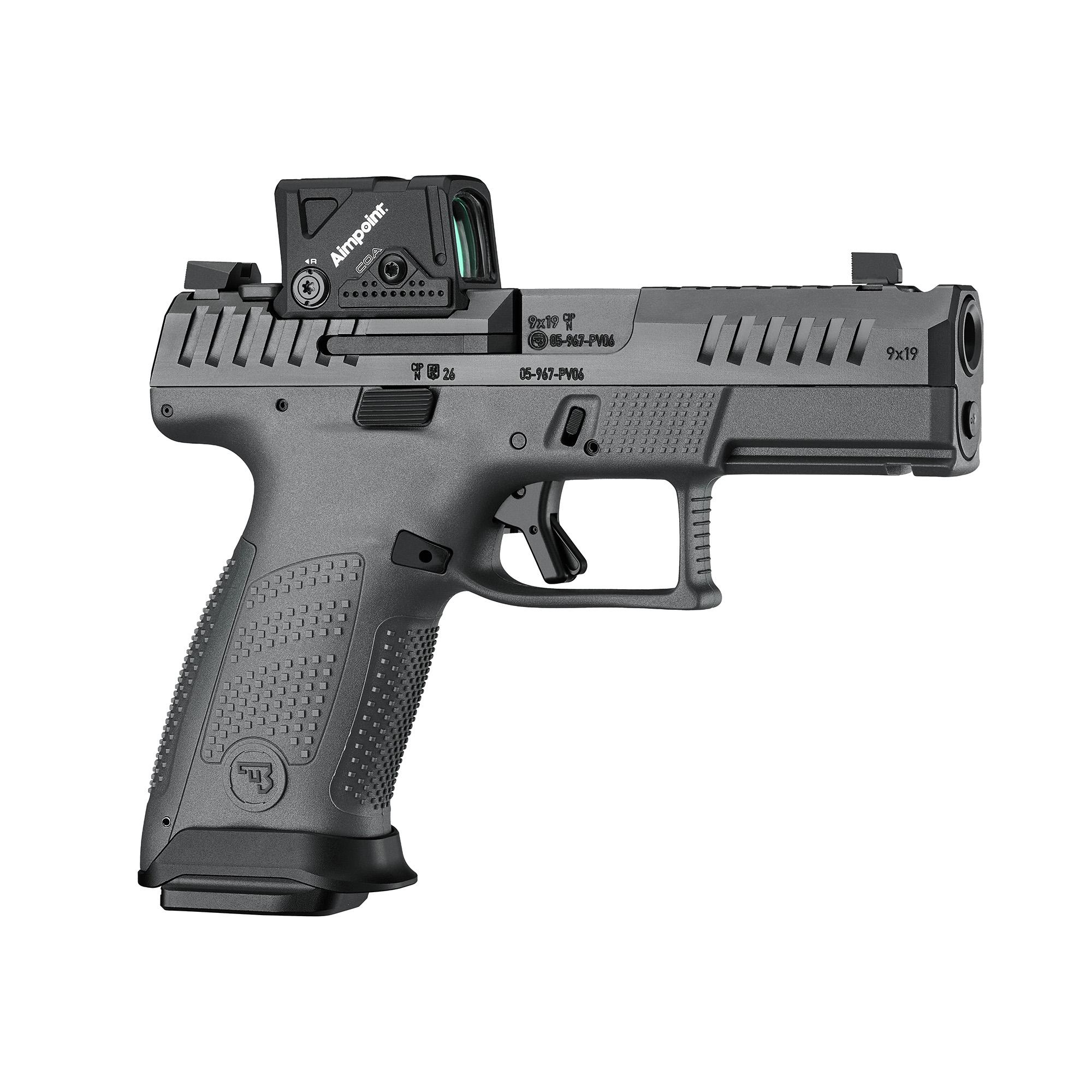 CZ P-10 C Ported COA Elite Handgun 9mm Luger 15/17/19rd Magazines 4'' Ported Barrel/Slide w/COA Sight