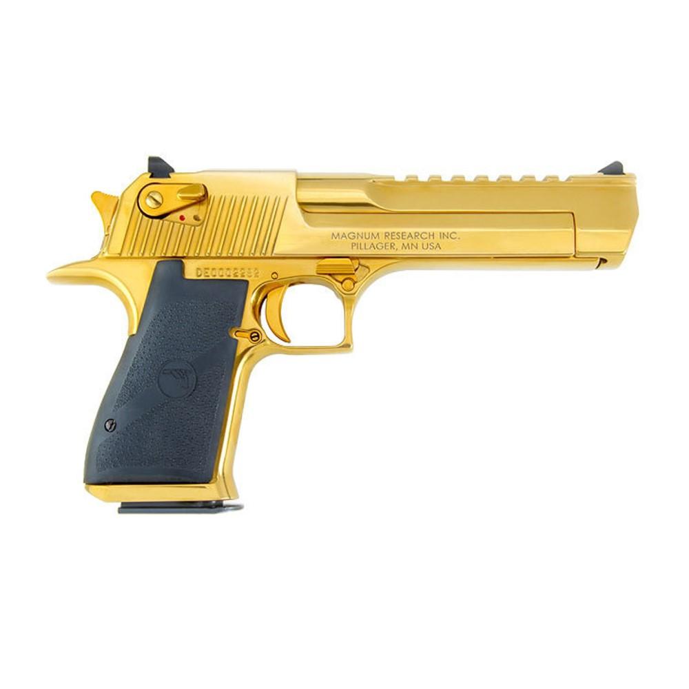 BLEMISHED Magnum Research Desert Eagle Mark XIX Handgun .357 Magnum 9rd Magazine 6" Barrel Titanium Gold