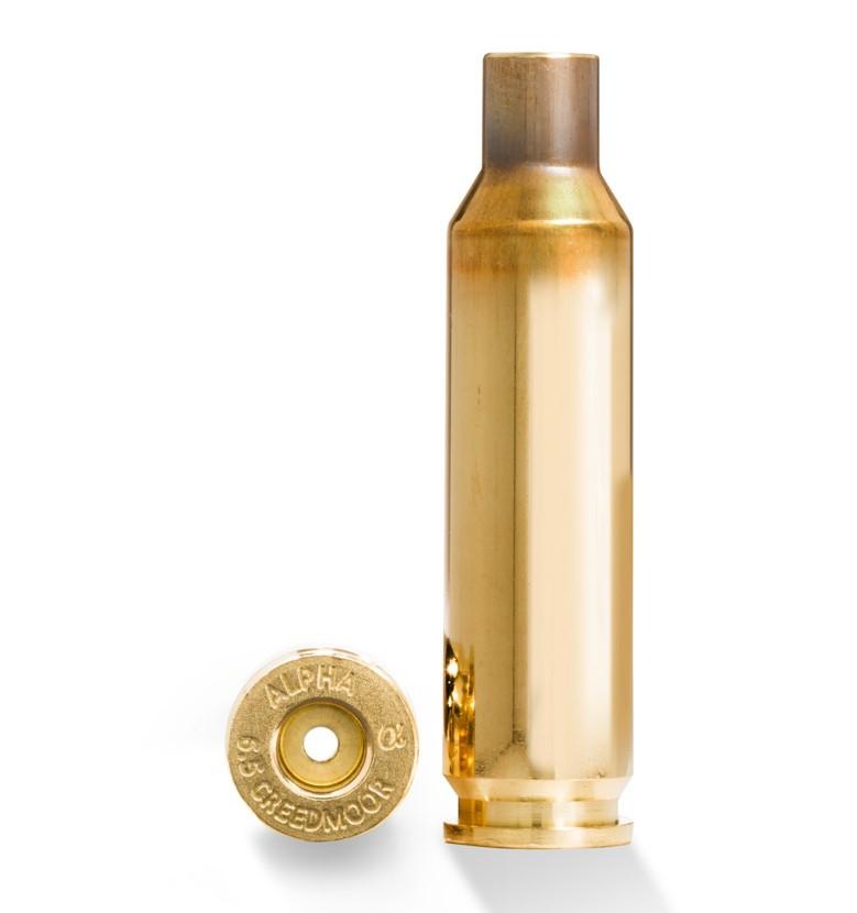 Alpha Munitions Ultra Premium Unprimed Brass Cartridge Cases 6.5 Creedmoor - Large Rifle Primer 100/ct