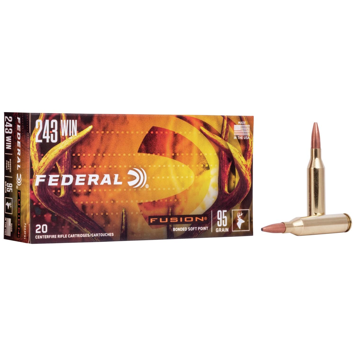 Federal Cartridge Co. 243 Winchester - Circle Square Firearm view 2