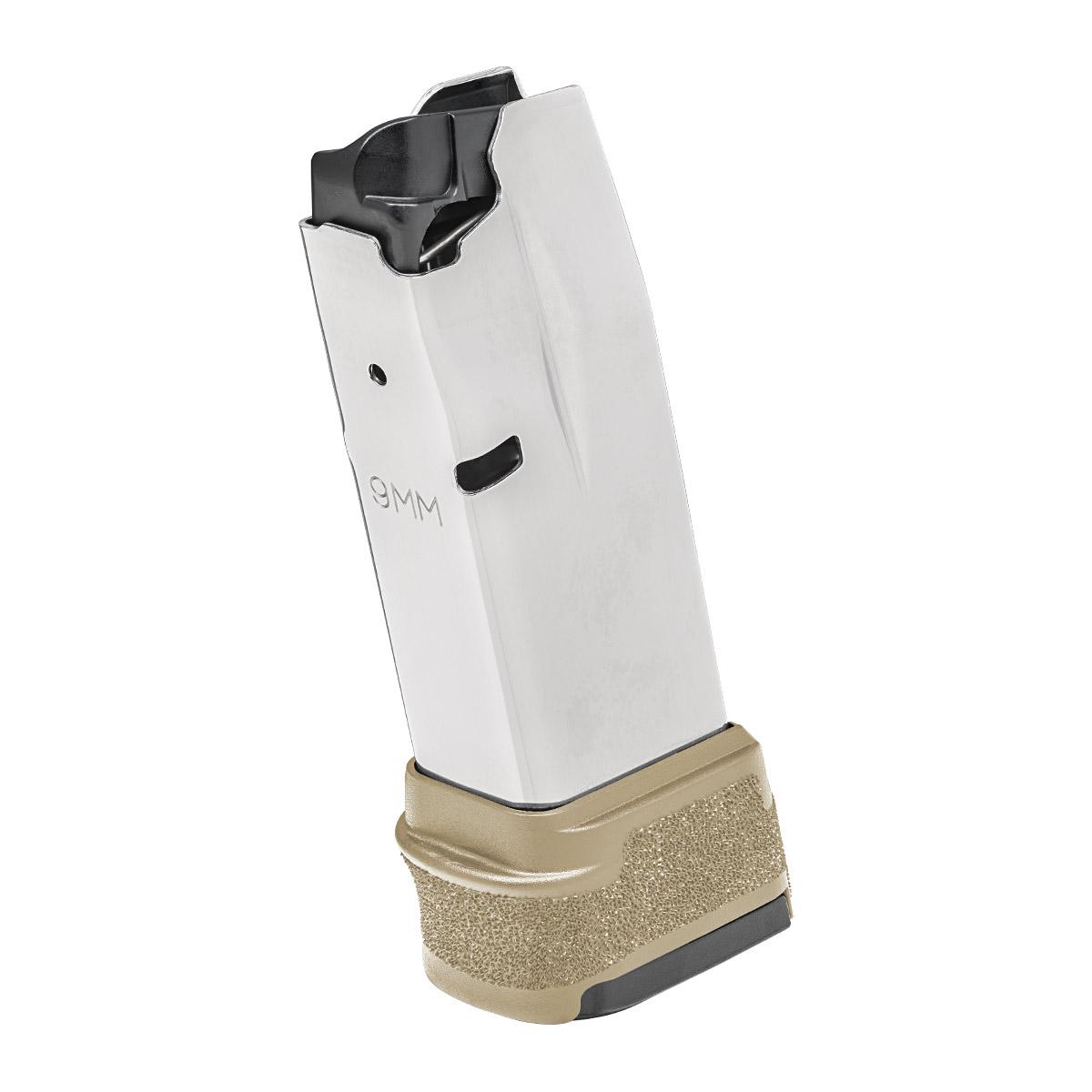 Springfield Armory Hellcat Handgun Magazine 9MM 15/rd Flat Dark Earth w/sleeve view 2