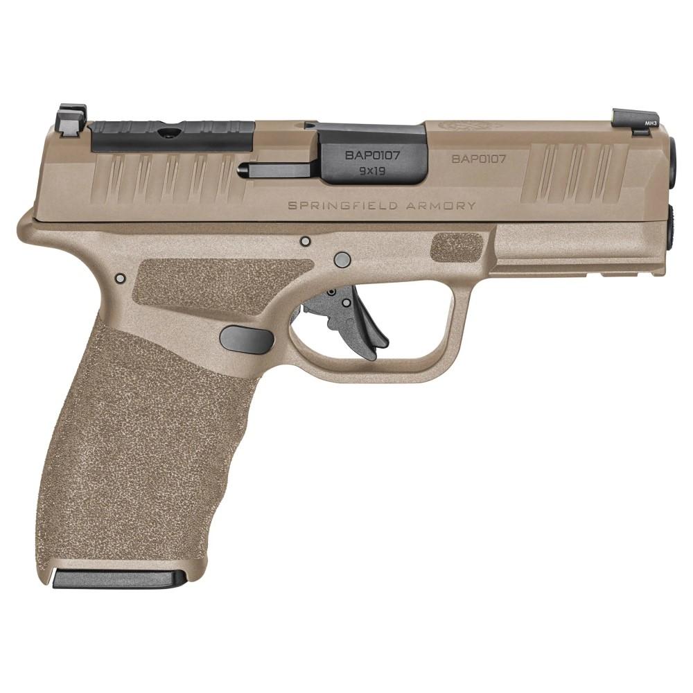 Springfield Armory Hellcat Pro OSP Handgun 9mm Luger 15rd Magazines (2) 3.7" Barrel FDE view 2