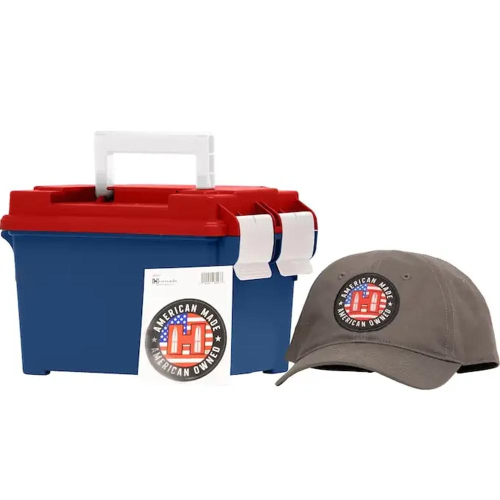 Hornady Frontier 250th Anniversary Ammo Can Combo 5.56X45 NATO 55gr FMJ 3240 fps 250/ct w/ Hat and Sticker