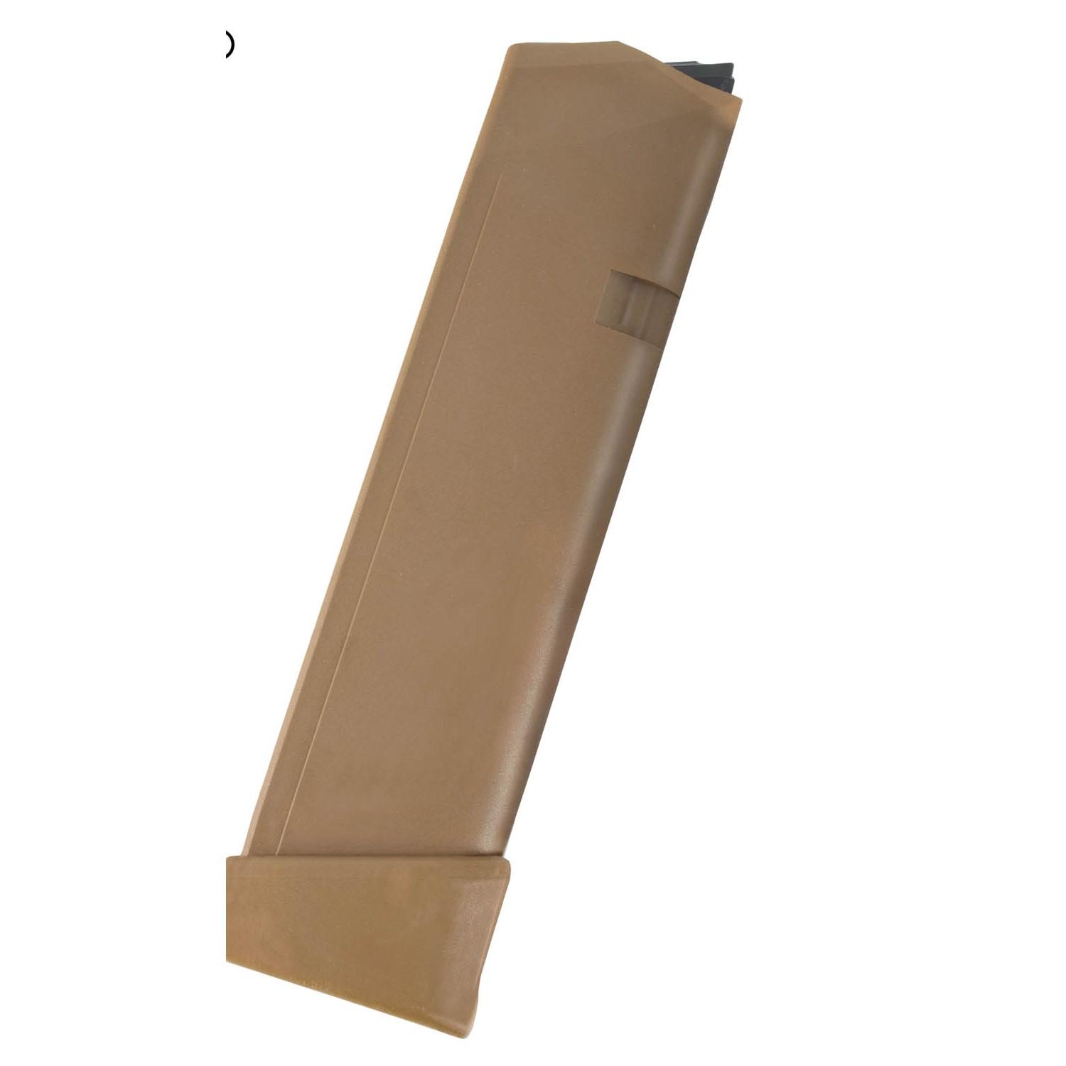 Glock 19X OEM 9mm Magazine 19rd Coyote Brown | Purple Mounta view 2