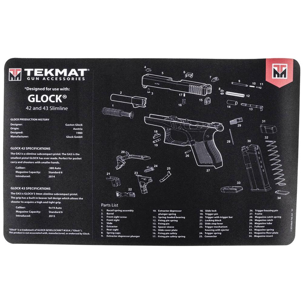 TekMat For Glock 42/43 — Glock 42/43 - All Geared Up FFL view 2
