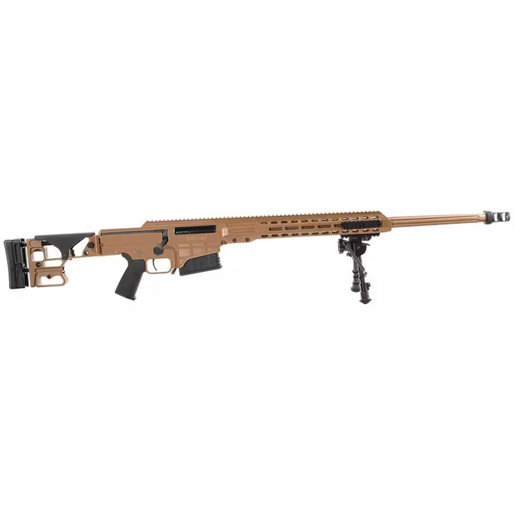Barrett MK 22 Deployment Kit Rifle 338 Norma/300 Norma/308 Win 10rd Magazines (5) 27" Fluted Barrel Coyote Brown