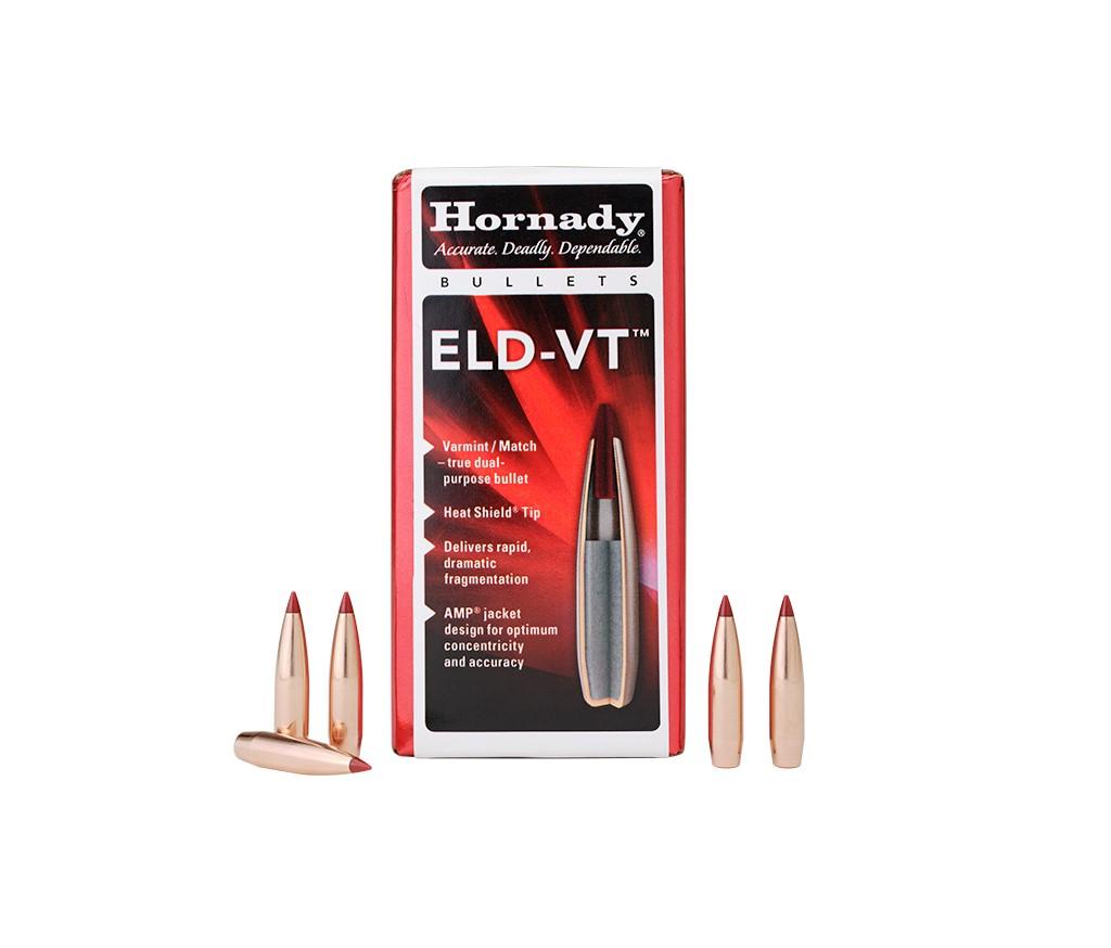 Hornady 22762 ELD-V 22 Cal .224 62 gr 100 Per Box/ 25 Case