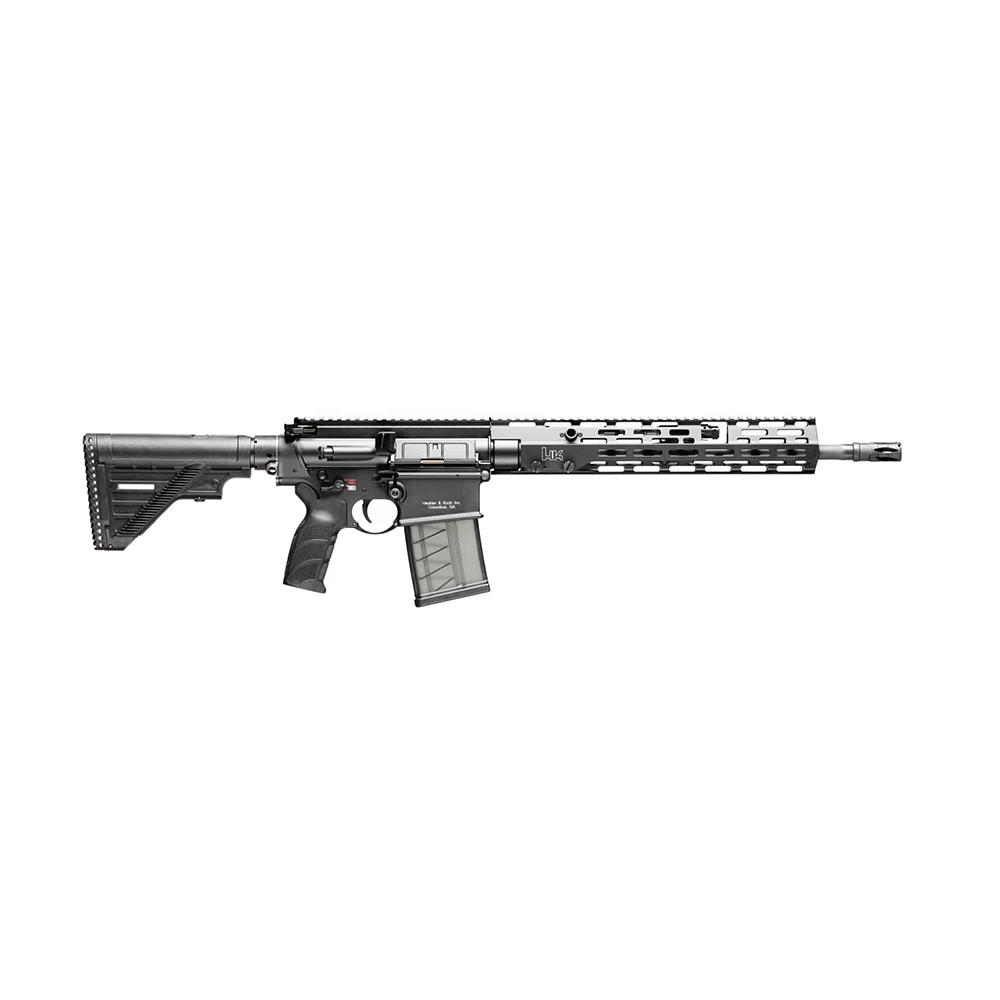 HK 81000829 MR762 A4 7.62x51mm 20+1 16.50" Black Threaded Barrel, Black Picatinny Rail, M-LOK Handguard, 6 Position Black Synthetic Stock, Black Finger Grooved Grip, Ambidextrous