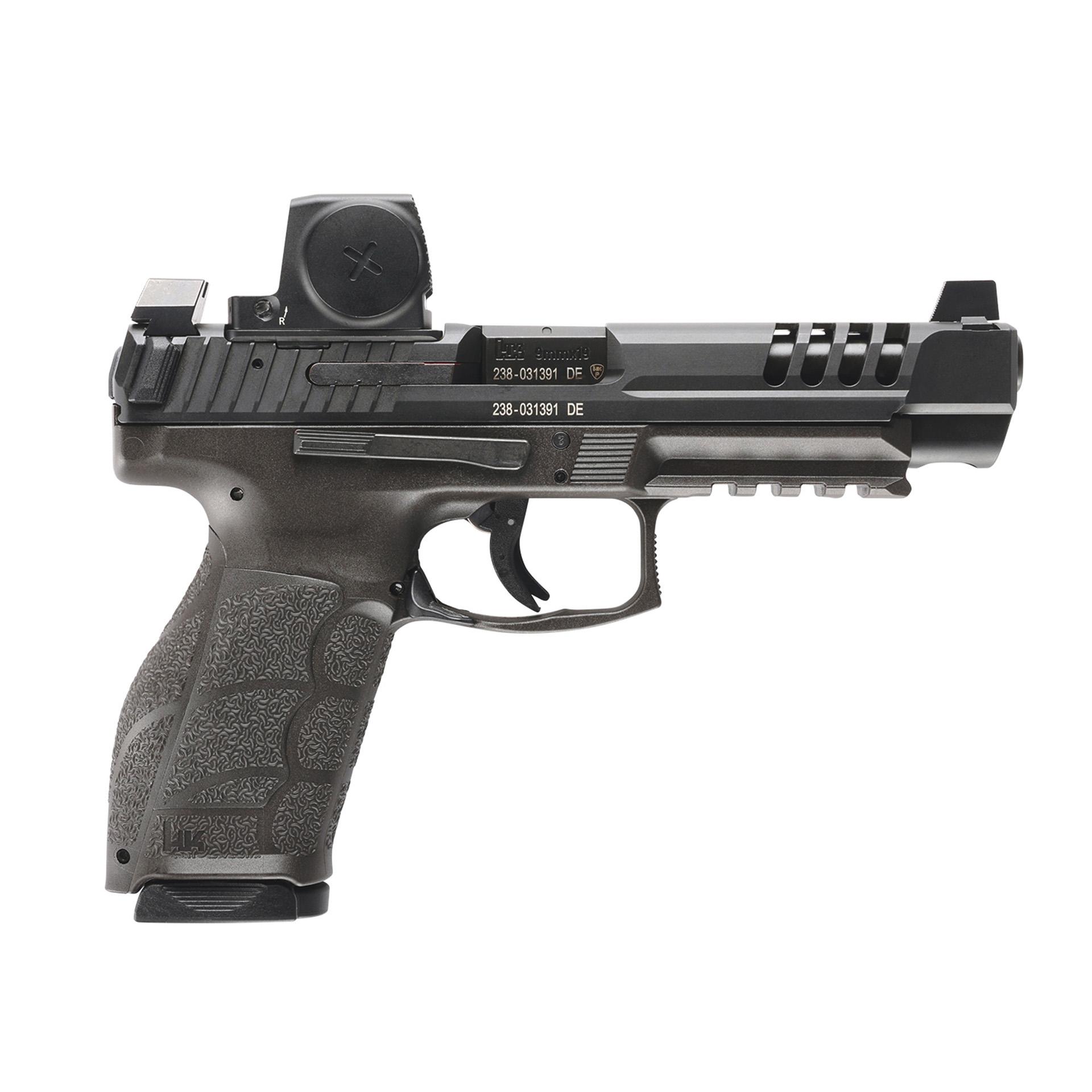 H&K VP9A1 L Optic Ready Handgun 9mm Luger 20rd Magazines(2) 5" Barrel Black Vortex Defender