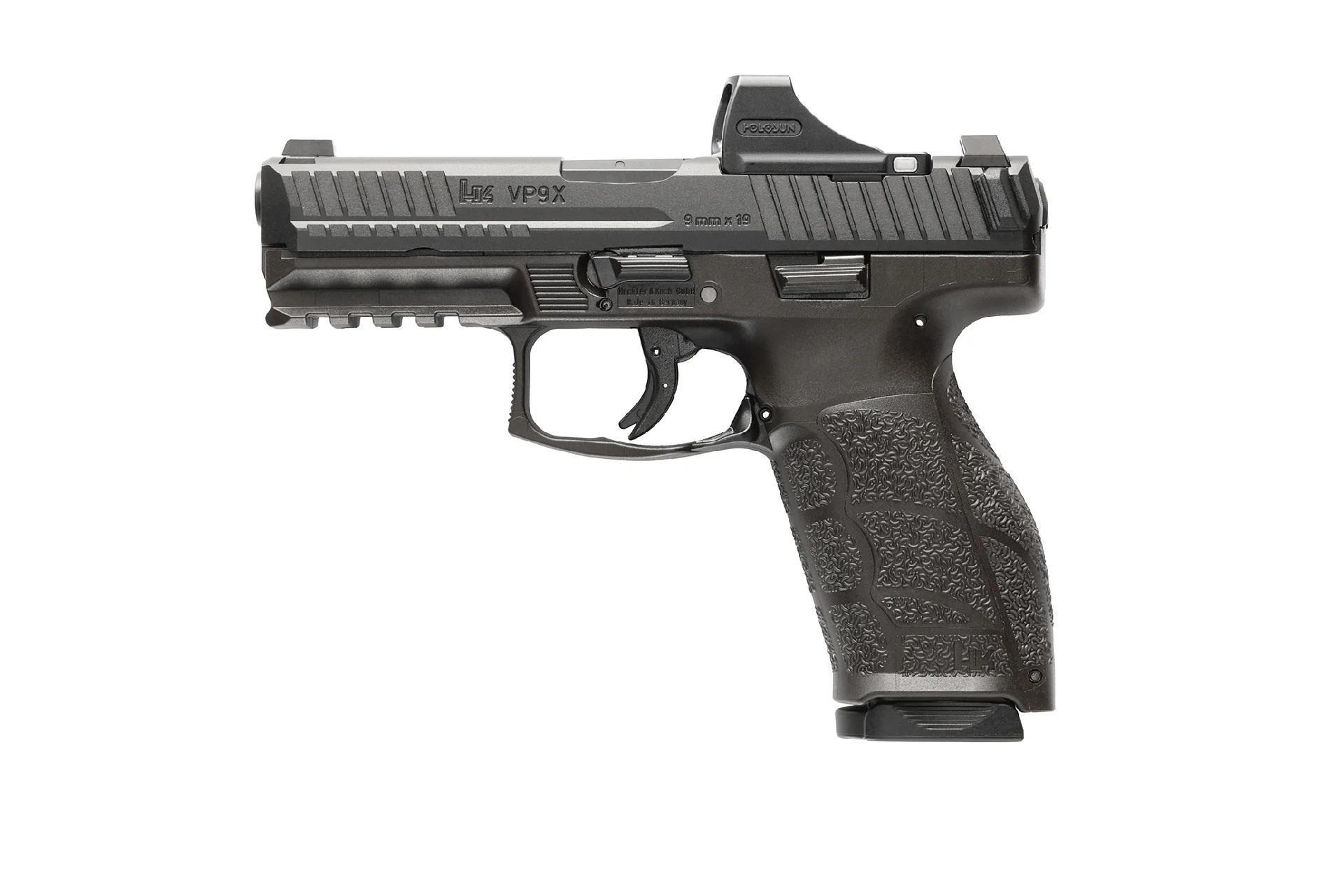 H&K VP9A1 X Optic Equipped (SCS) Handgun 9mm Luger 10rd Magazines(2) 4.09" Barrel Black CA Compliant