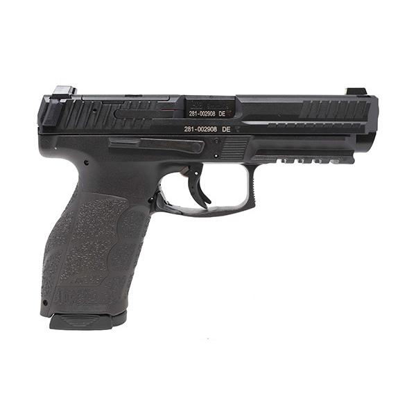 HK 81001497 VP9 A1 w/Optic Full Size Frame 9mm Luger 10+1 4.53" Black Steel Polygonal Rifled Barrel & Optic Ready/Serrated Slide, Black Polymer Frame w/Picatinny Rail, Interchangeable Backstrap Grip,