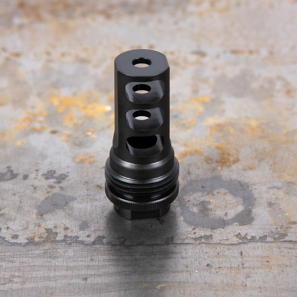 SilencerCo Hybrid ASR Muzzle Brake .46 Caliber - Circle Squa view 2