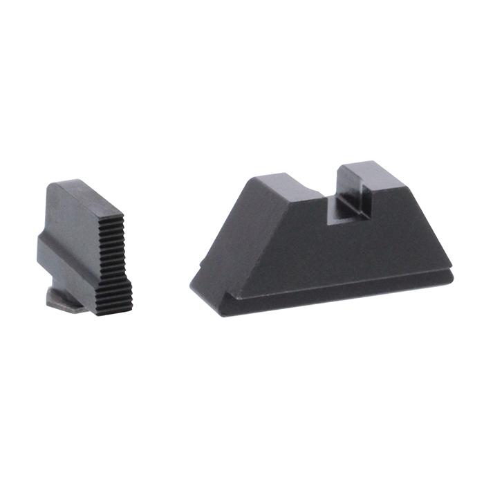 Ameriglo XL Suppressor Height Sight Set for All Glock Models (Except 42& 43)- Black .315 FRONT .394 REAR