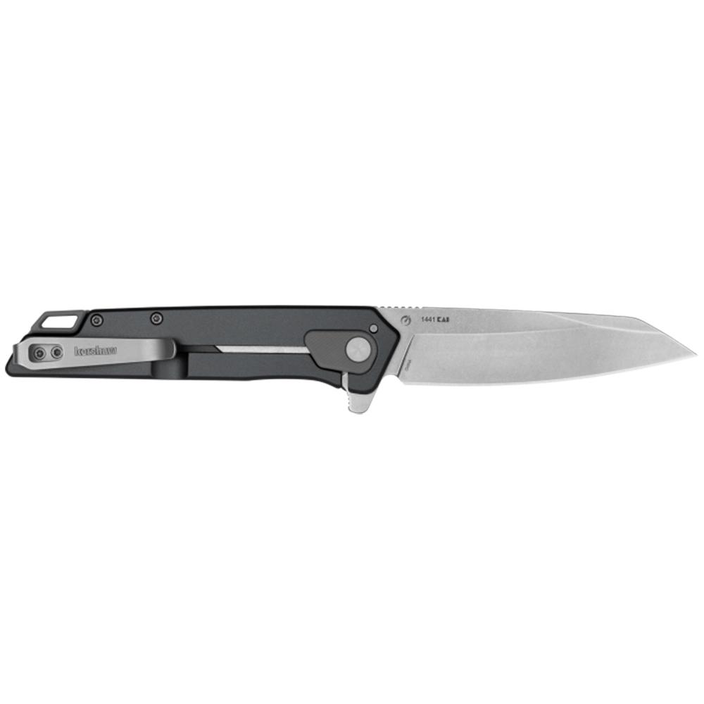 Kershaw Misdirect XL Folding Knife 3-3/8" Reverse Tanto Blade Black
