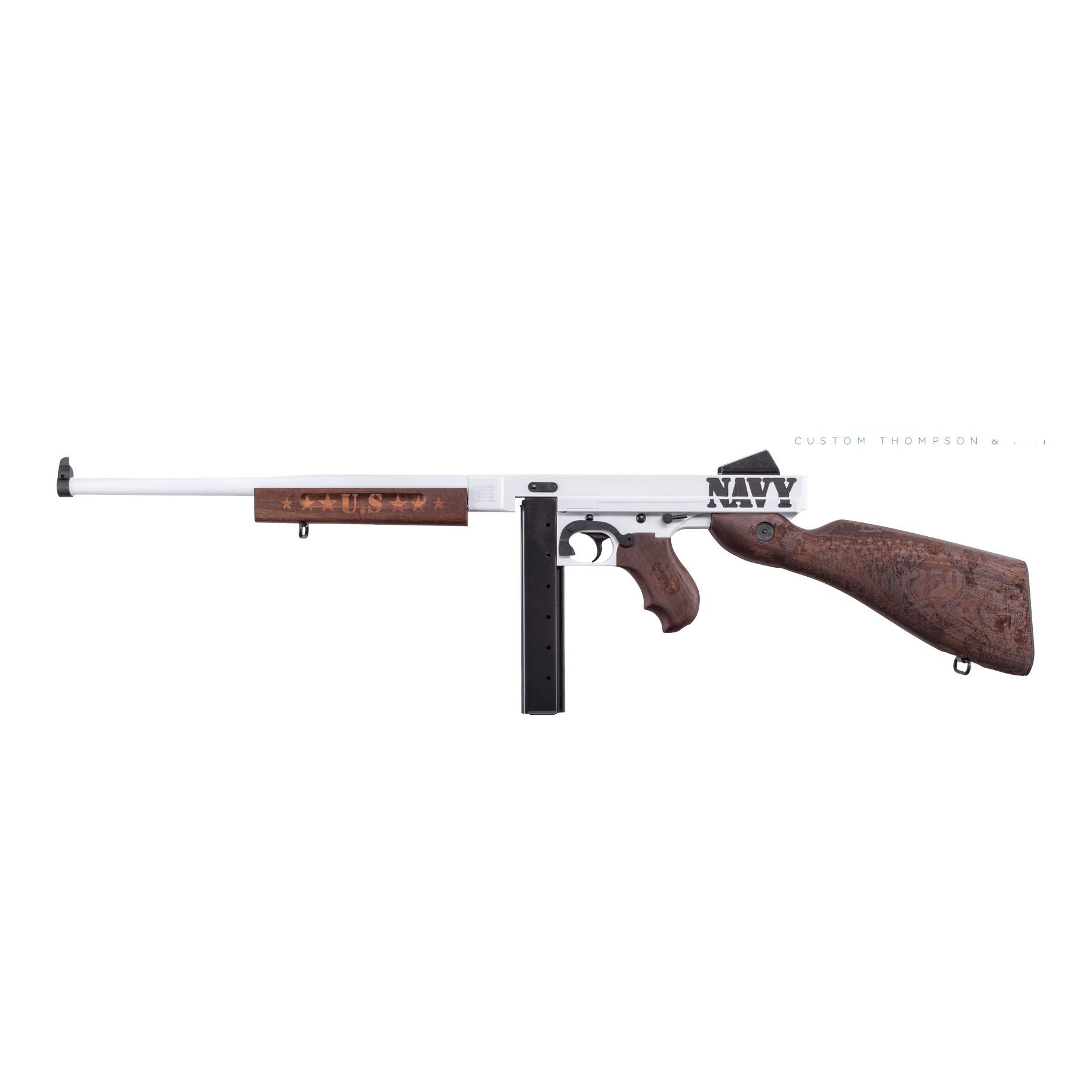 Auto Ordnance Navy 250th TM1 Thompson Rifle .45 Auto 20rd(1) 16.5" Barrel Walnut Furniture - USED