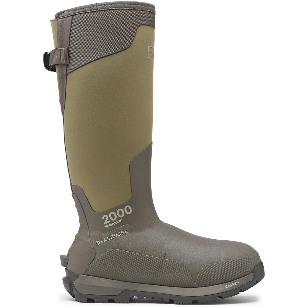LaCrosse Alphaburly Aero 17" Mens Hunting Boots 2000G Brown 9