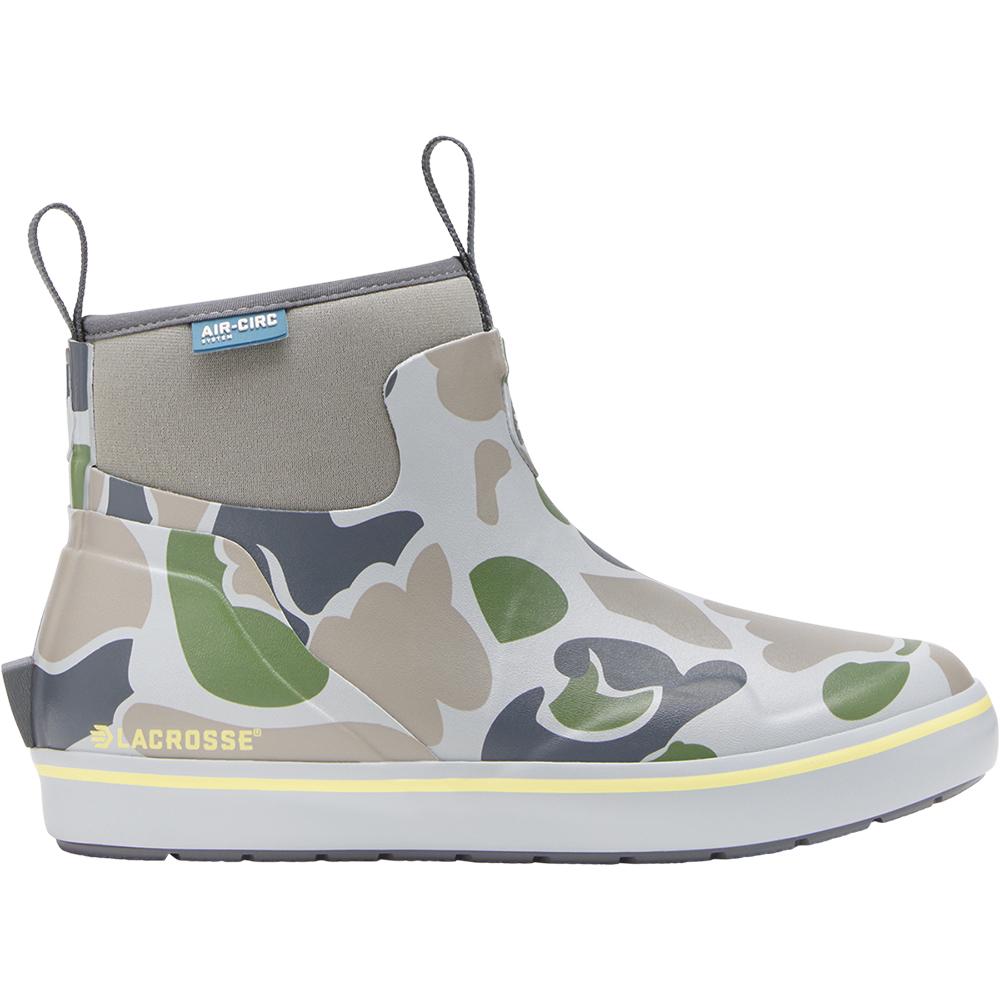 LaCrosse Alpha Deck Boot 6'' Seagrass Duck Camo Women's Size 8M