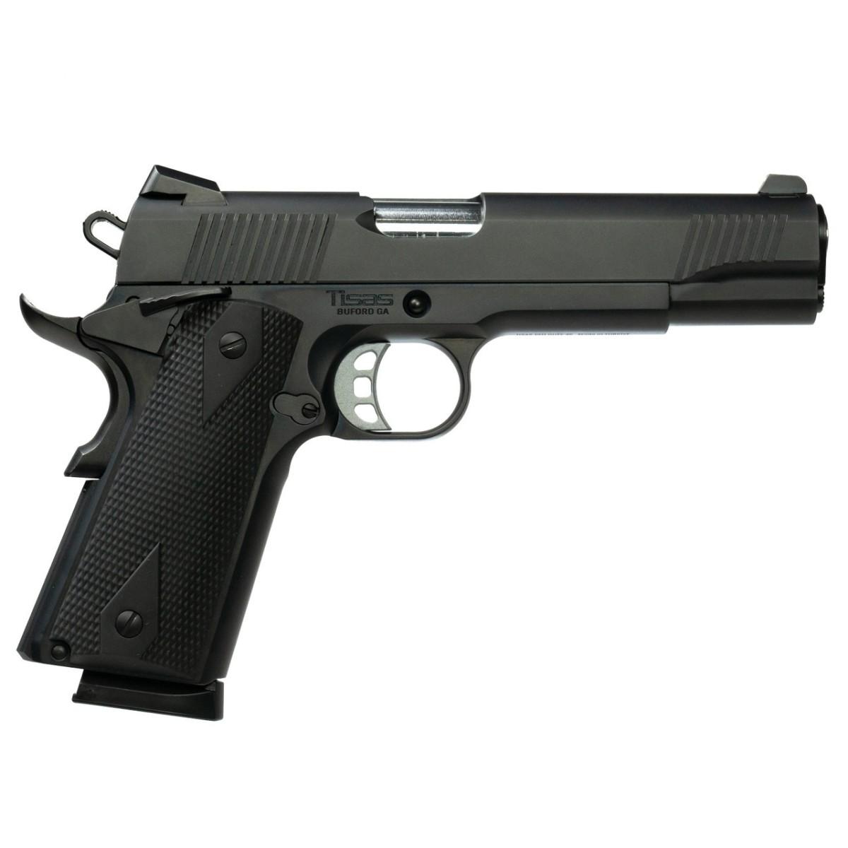 Tisas 1911 Duty B9 Handgun 9mm Luger 9rd Magazines(2) 5'' Barrel Cerakote Black