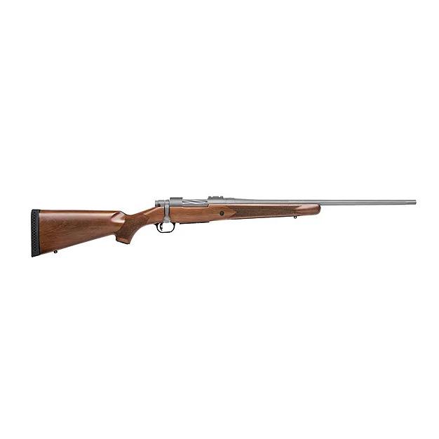 Mossberg Patriot Rifle .22-250 Rem 5rd Capacity 22" Fluted Threaded Barrel Stainless Cerekote/Walnut Stock