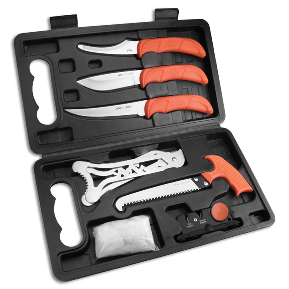 Outdoor Edge Jaeger Pak All-In-One 8-Piece Game Processing Kit