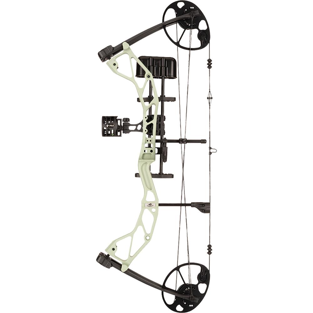 Diamond Archery Radian Compound Bow 305 fps 10-55 lbs RH Forest Green with Package