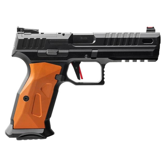 SDS MAC RA9 Sport Optics Ready Handgun 9mm Luger 17rd Magazine(2) 4.75'' Barrel Aluminum Frame Orange Grips