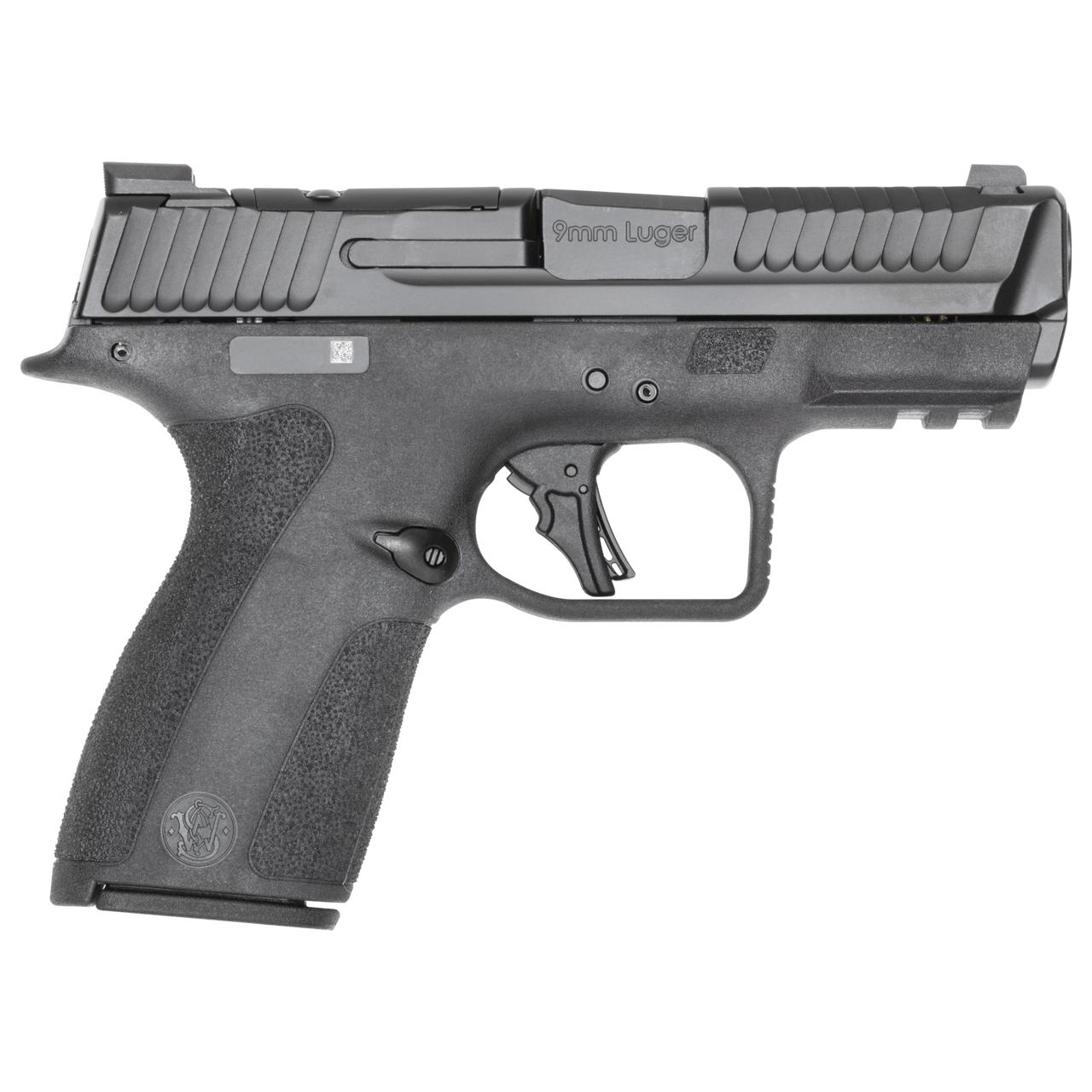 Smith & Wesson 14459 M&P Shield X *CA Compliant Sub-Compact Frame 9mm Luger 10+1 3.60" Black Armornite Stainless Steel Barrel & Optic Ready/Serrated Slide, Black Polymer Frame w/Picatinny Rail, Black