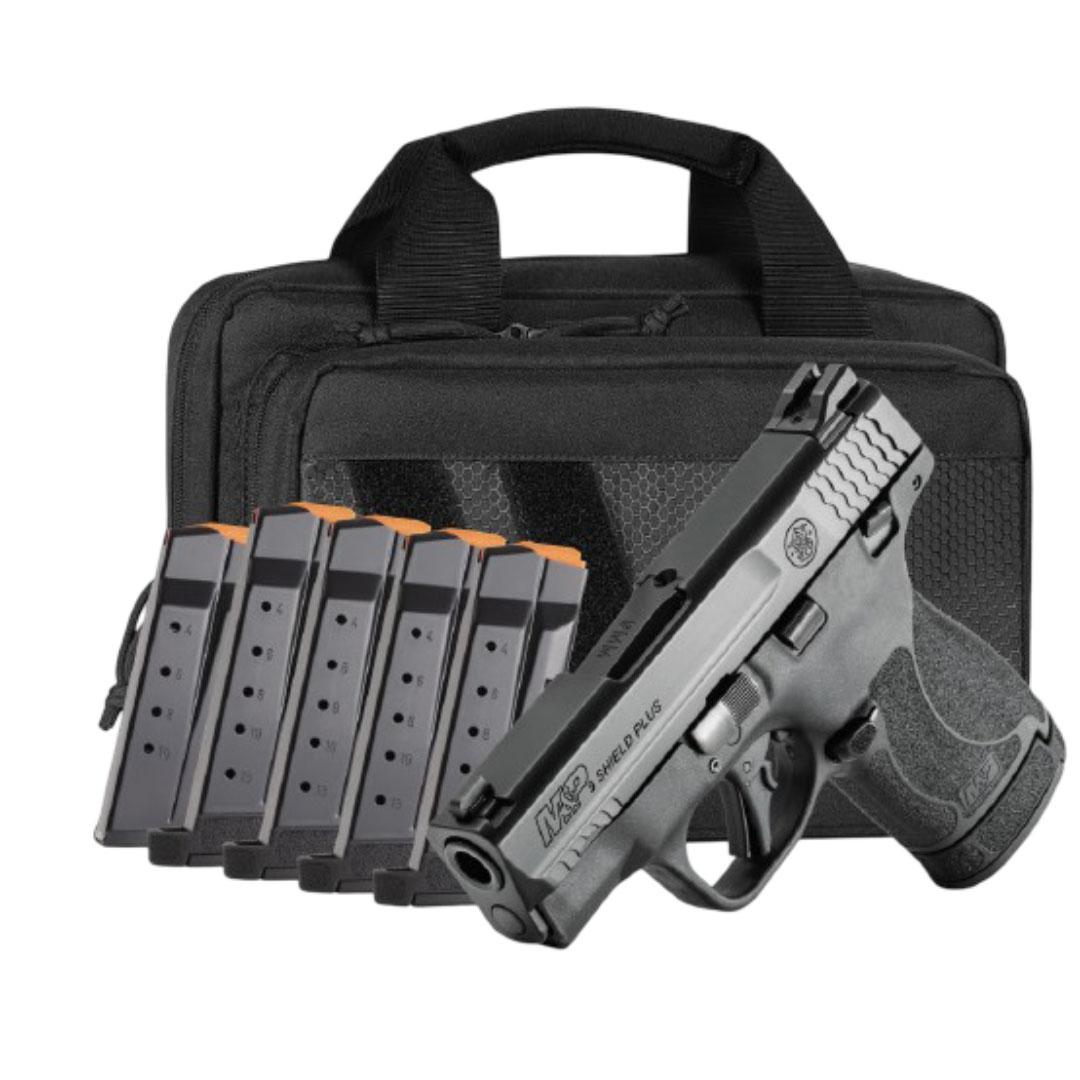 M&P 9 Shield Plus TS Carry On Bundle 9mm Luger 10(1)&13(5)rd Magazines 3.1" Barrel Savior Specialist Bag view 2