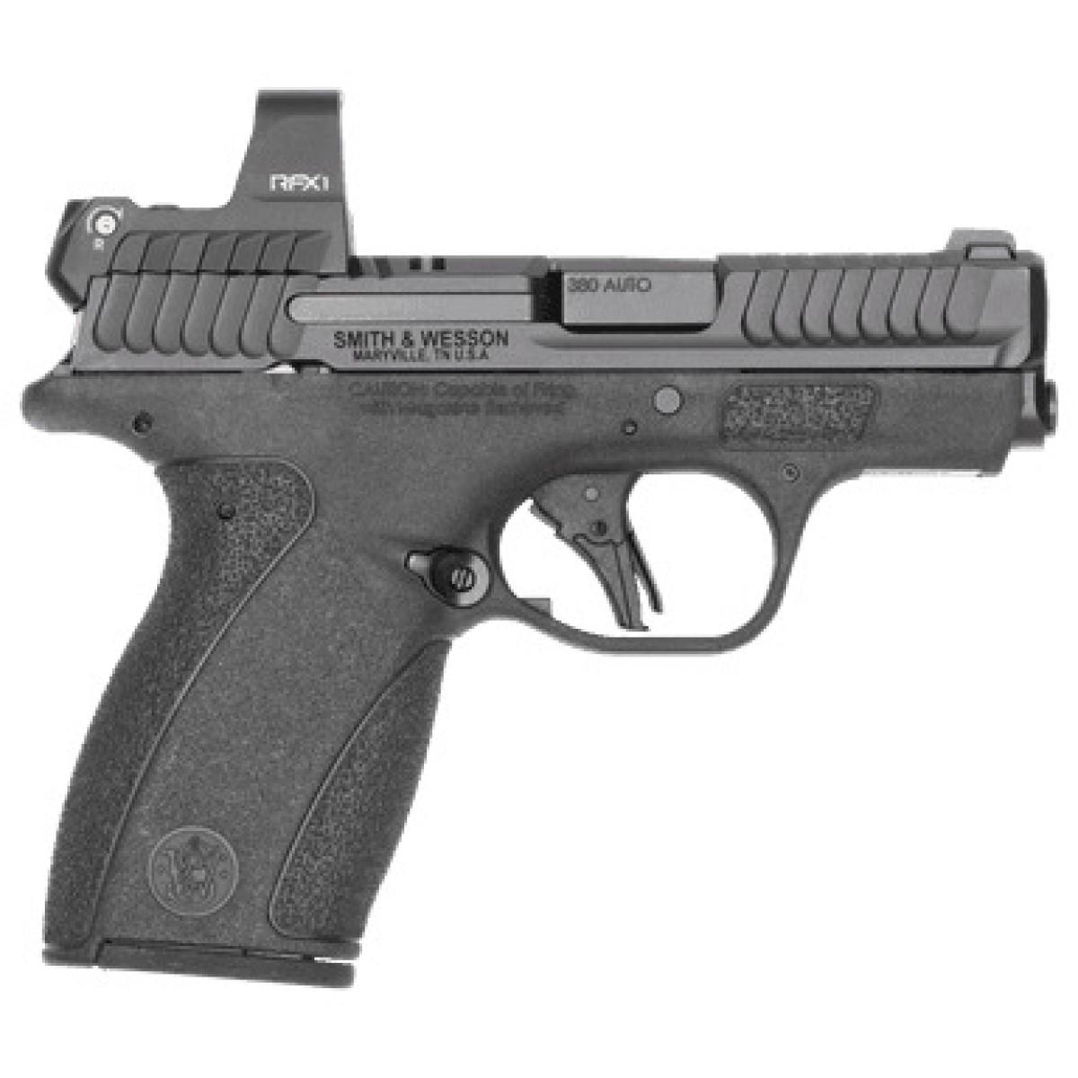 Smith & Wesson Bodyguard 2.0 w/RFX1 Blk .380 Auto 2.75in 10rnd (1) & 12rnd (1) Magazines No Thumb Safety