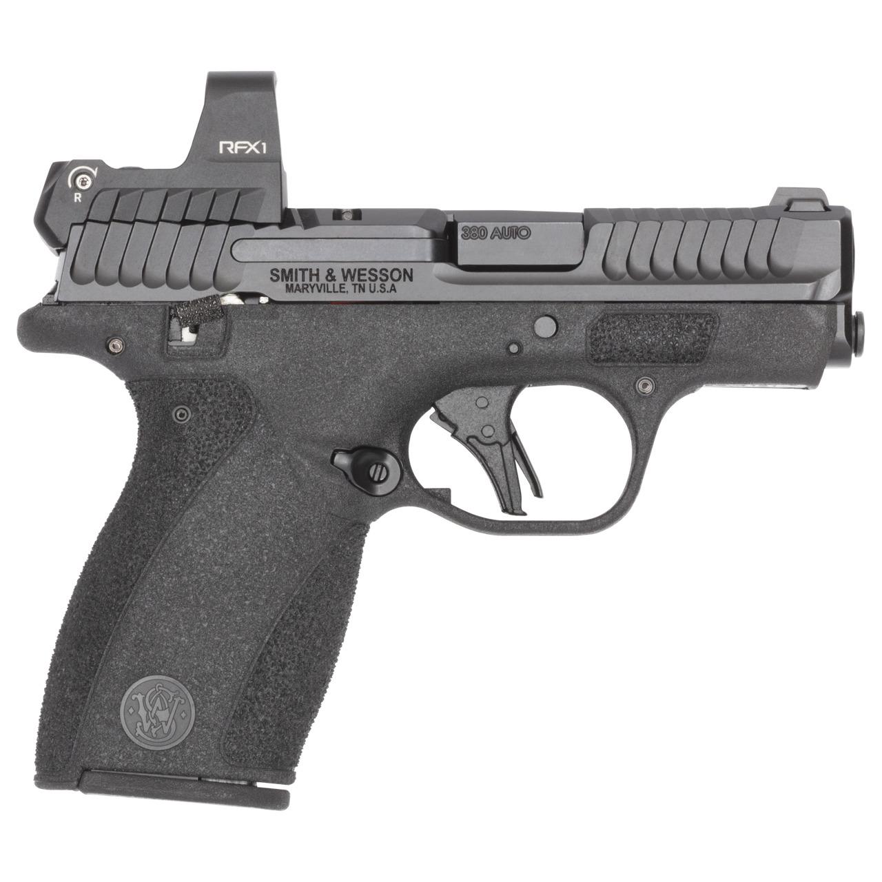 S&W Bodyguard 2.0 w/RFX1 Handgun .380 Auto 10rd Magazines(2) 2.75" Barrel Thumb Safety TLCI Black CA Compliant