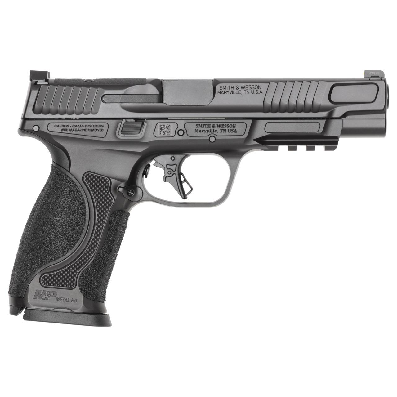 S&W M&P 9 M2.0 Metal HD Optic Ready Full Size Handgun 9mm Luger 15rd Magazines(2) 5" Barrel No Thumb Safety view 2