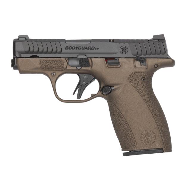 S&W Bodyguard 2.0 Midnight Bronze Handgun .380 Auto 10rd Magazines(2) 2.75? Barrel Chamber Indicator Manual Safety CA Compliant