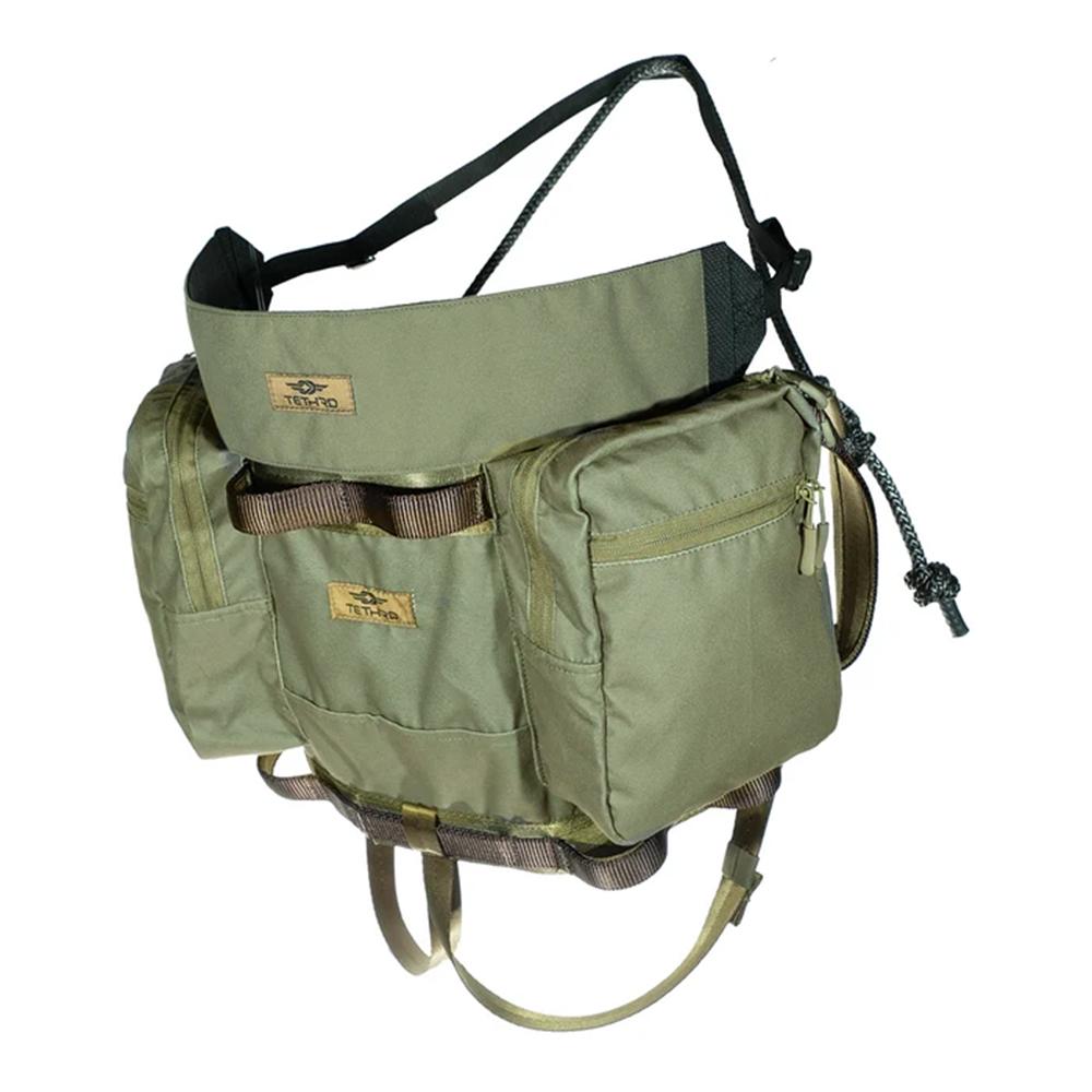 Tethrd Workhorse Saddle Kit Timber Green Regular