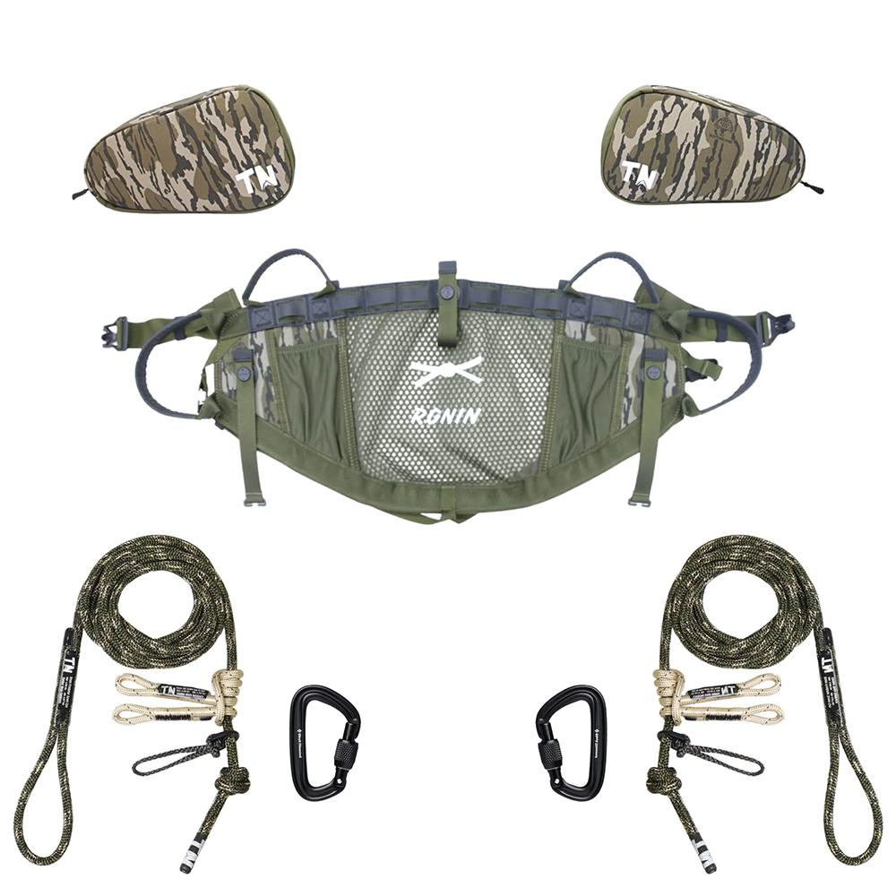 Timber Ninja Outdoors Ronin Saddle Starter Kit XL 36" - 40" Mossy Oak Bottomland