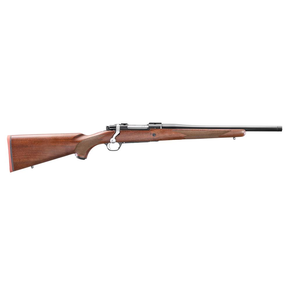Ruger 67102 Hawkeye Hunter 243 Win 4+1 16.60" Satin Blued Threaded Barrel, Satin Blued Steel Receiver w/Integral Scope Mount, American Walnut Fixed Stock, Right Hand