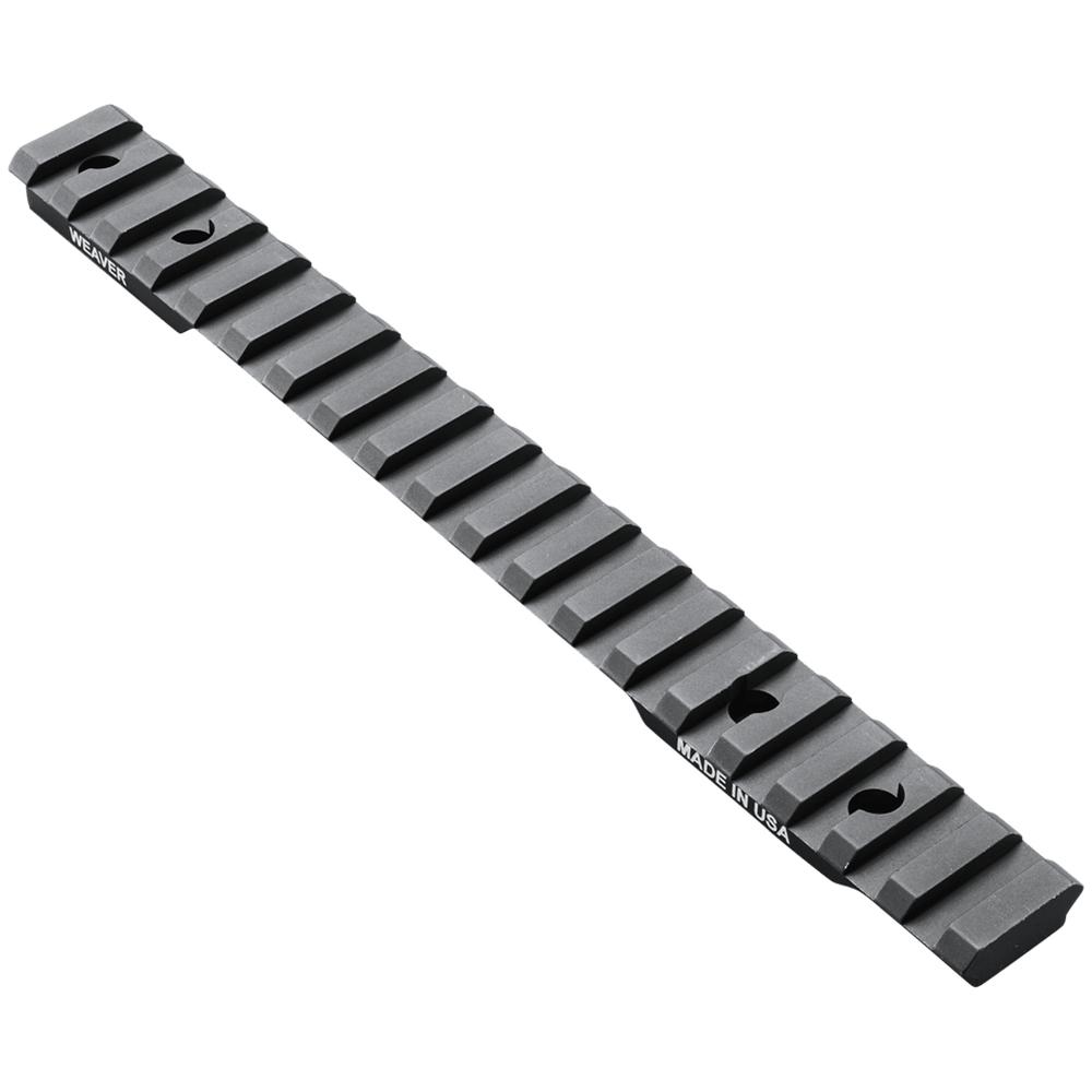 Weaver 1-Piece Extended Multi-Slot Picatinny Scope Base Savage 110 SA 8-40 0MOA Matte