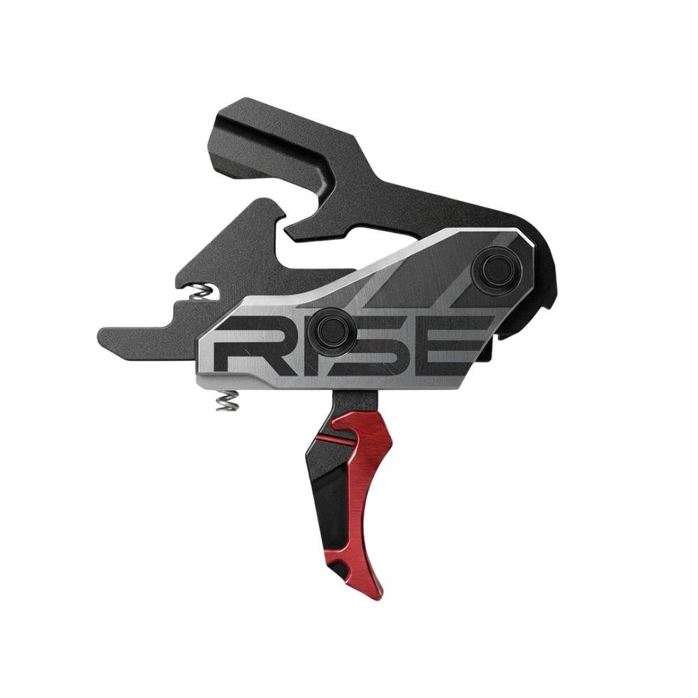 Rise Blitz G2 AR Trigger 3.5lb Curved Red with Interchangeable Blade