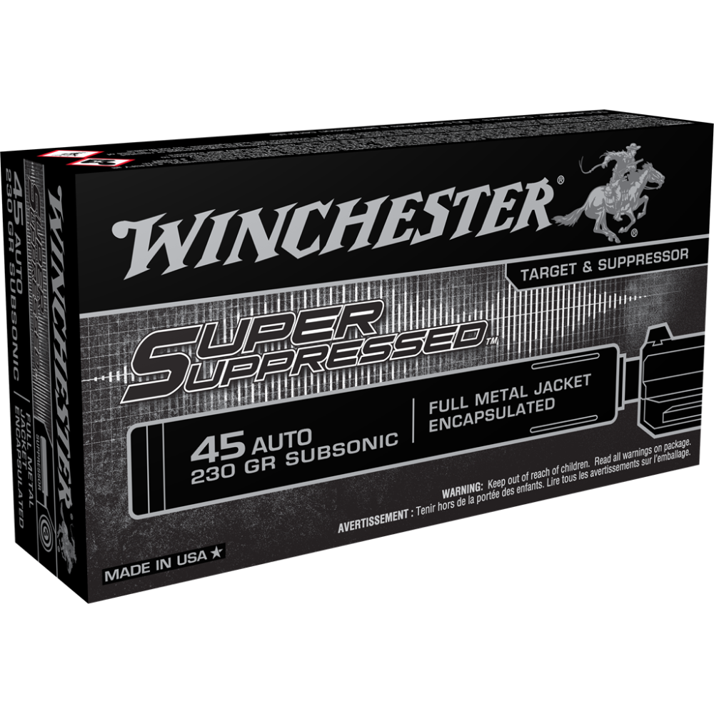 Winchester Ammunition Super Suppressed 45 ACP - All Geared U view 5