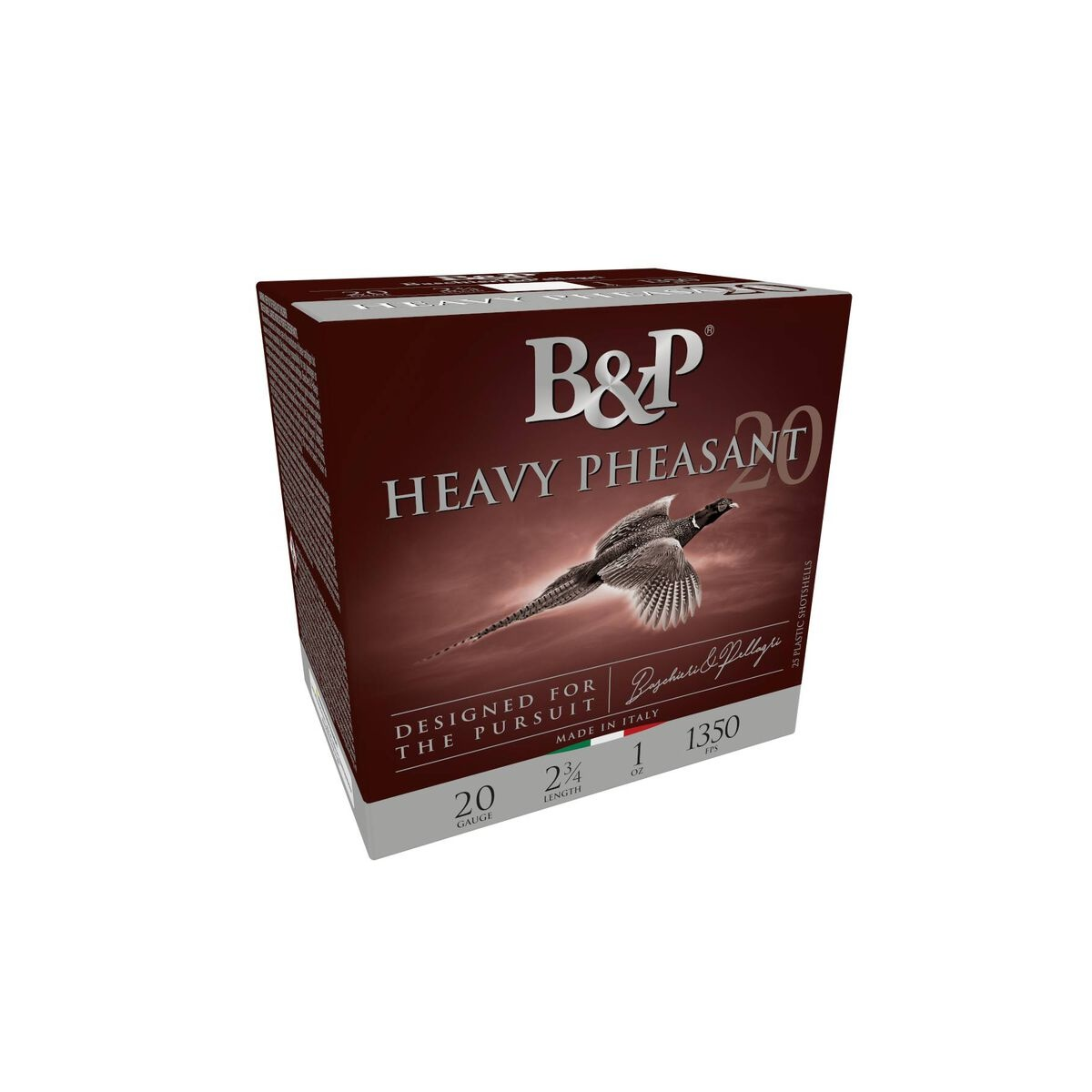 B&p Ammunition 203B14H6 Heavy Pheasant 20Gauge 3" 1 1/4oz 6Shot 25 Per Box/10 Case
