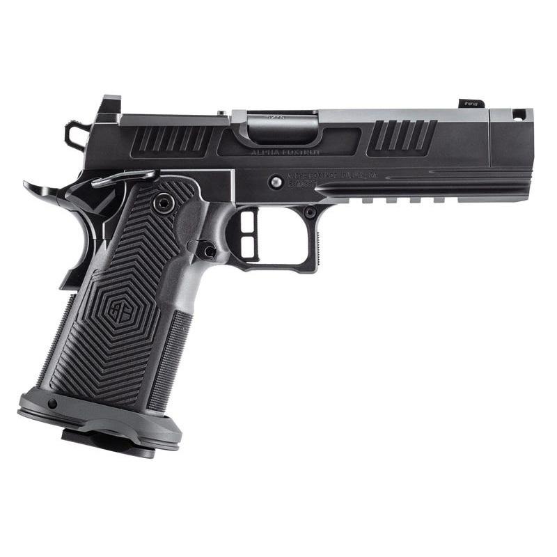 Alpha Foxtrot 1911 Romulus .45 Auto 13rd Magazines(2) 4.25" Comp Threaded Barrel MOS DLC Black