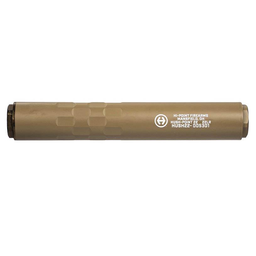 Hi-Point Hush-Point 22 RF Direct Thread Suppressor .22 LR FDE 1/2x28 DT