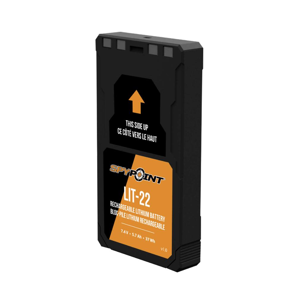 Spypoint Lit 22 Rechargeable Lithium Battery Fits Flex, Flex G-36, Flex Solar