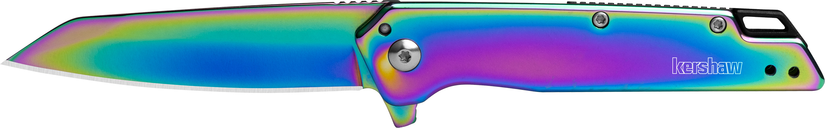 Kershaw KER MISDIRECT RAINBOW 3 RVRS T - Purple Mountain Arm view 4